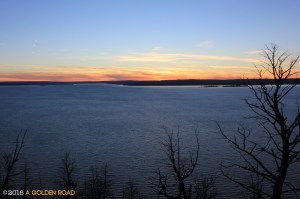 Yellowstone Lake Sunset
